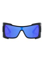 Versace Eyewear lunettes de soleil à plaque Medusa - Noir