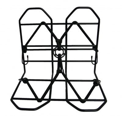 VWP Bagagerekje 28 x 25 cm zwart met spin