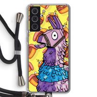 Loot Burger: Samsung Galaxy S21 FE Transparant Hoesje met koord