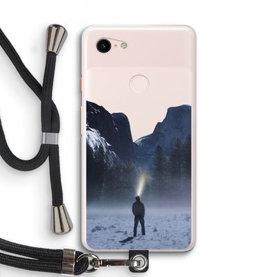 Wanderlust: Pixel 3 XL Transparant Hoesje met koord