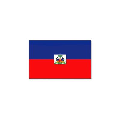 Vlag Haiti - 90 x 150 cm - landen thema - supporter/fan decoratie artikelen