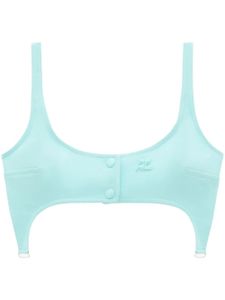 Courrèges soutien-gorge bretelles - Bleu