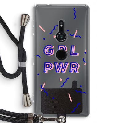 GRL PWR: Sony Xperia XZ2 Transparant Hoesje met koord