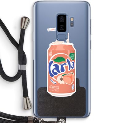 S(peach)less: Samsung Galaxy S9 Plus Transparant Hoesje met koord