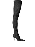 Diesel bottes D-Venus KBT 90 mm en jean - Noir - thumbnail