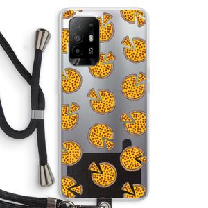 You Had Me At Pizza: Oppo A94 5G Transparant Hoesje met koord