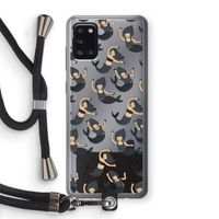 Zeemeermin: Samsung Galaxy A31 Transparant Hoesje met koord