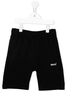 Molo short à logo imprimé - Noir