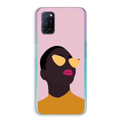 Yellow glasses: Oppo A72 Transparant Hoesje