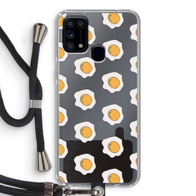 Bacon to my eggs #1: Samsung Galaxy M31 Transparant Hoesje met koord