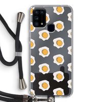 Bacon to my eggs #1: Samsung Galaxy M31 Transparant Hoesje met koord