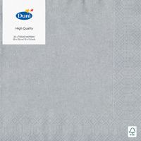 Servetten Silver 3-laags tissue 33 x 33 cm - Duni