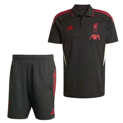 adidas Liverpool Polo Zomerset 2025-2026 Zwart Rood Wit