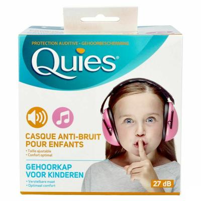 Quies Gehoorkap Kind A/lawaai Roze