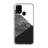 Combinatie marmer: Samsung Galaxy M31 Transparant Hoesje