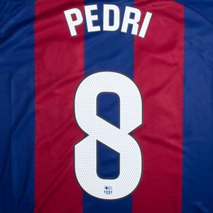 Pedri 8 (Officiële FC Barcelona La Liga Bedrukking 2023-2024)