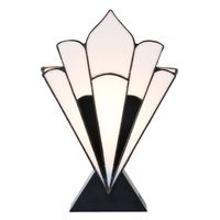 Clayre & Eef Cremekleurige Tafellamp Tiffany 36*3*21 cm 5LL-6123 - thumbnail