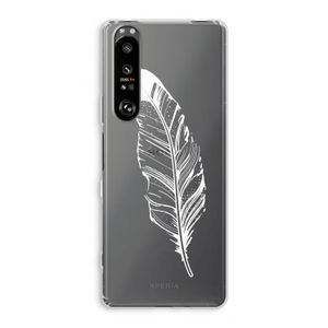 Pluim: Sony Xperia 1 III Transparant Hoesje