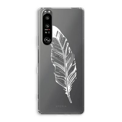 Pluim: Sony Xperia 1 III Transparant Hoesje