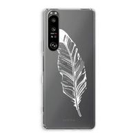 Pluim: Sony Xperia 1 III Transparant Hoesje