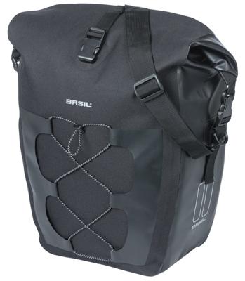 Basil Enkele tas navigator waterproof l mik 25-31l 14 x 26 x 42 cm - zwart Basil Enkele tas navigator waterproof l mik 25-31l 14 x 26 x 42 cm - zwart