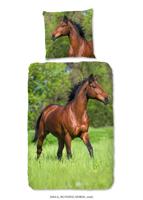 Good Morning Kinderdekbedovertrek "paard" - Multi - (135x200 cm) - Katoen