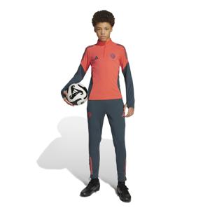 adidas Bayern München Trainingspak 1/4-Zip 2025-2026 Kids Oranje Donkerblauw