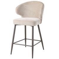 Ares Beige bar chair aphrodite 3 clay leg (set van 2)