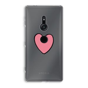 Hartje: Sony Xperia XZ2 Transparant Hoesje