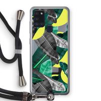 Fantasie jungle: Samsung Galaxy A21s Transparant Hoesje met koord