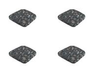 Wicker universeel ca. 48x48 cm Donna grey canvas Eco plus natural outdoor finishing (4 stuks) Madison - Madison