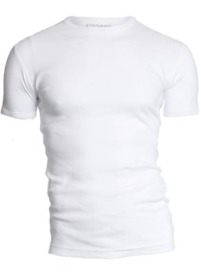 Garage Semi Bodyfit T-shirt R-neck Basic T-shirts White
