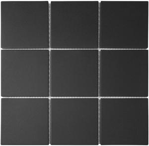 Mozaiek London Vierkant Zwart 9,5 x 9,5