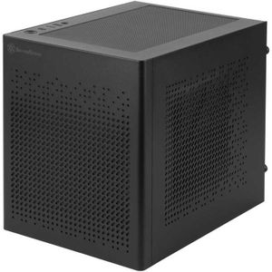 SilverStone SST-SG16B cube behuizing 2x USB-A 3.2 (5 Gbit/s), Audio