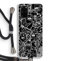 Vexx Black City : Samsung Galaxy S20 Plus Transparant Hoesje met koord