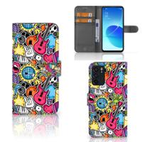 OPPO Reno6 5G | Wallet Case | met Pasjes | Punk Rock