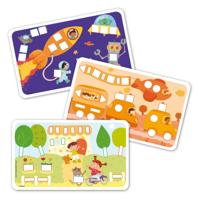Playmais kaarten versieren vormen & kleuren, 24st.