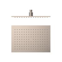 Hoofddouche Tres Selection | 22x32 cm | Rechthoek | RVS look