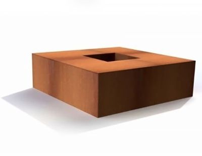 Forno: VLS4 Vuurtafel Vierkant - Cortenstaal
