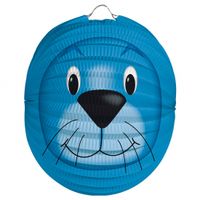 Dieren thema lampion zeehond 22 cm - thumbnail