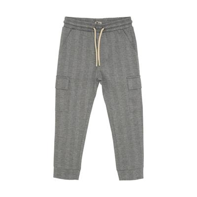 Daily7 winter cargo broek jongens - grijs - strepen