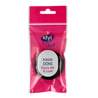 Idyl Poederdons zwart extra dik & luxe 1 Stuks