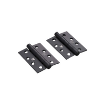 Buster and Punch - Hinge / 102 x 76 x 3 mm (4 x 3 inch) / Set of 2 / Welders Zwart - thumbnail
