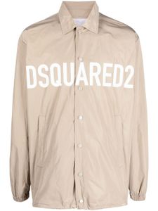 DSQUARED2 veste légère à logo imprimé - Tons neutres