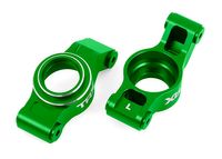 Traxxas - Carriers, stub axle (Green-anodized 6061-T6 aluminum) (left & right) (TRX-7852-GRN)