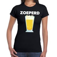 Zoeperd festival t-shirt zwart dames