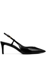 Tory Burch escarpins Triangle 65 mm à bride arrière - Noir