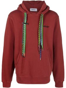 AMBUSH hoodie à design multi-cordes - Rouge