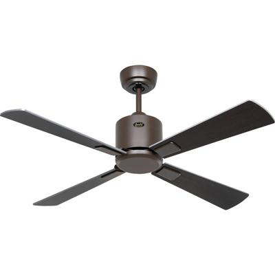CasaFan ECO NEO III 103 BZ-WN/SI WiFi Flügel Wenge/silber Plafondventilator 16 W (Ø x h) 103 cm x 360 mm Brons Met afstandsbediening, Timer, Met wintermodus,