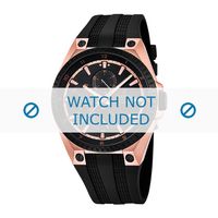 Horlogeband Festina F16835-1 / F16834-3 Rubber Zwart 15mm